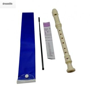 【DREAMLIFE】8 Hole Soprano Recorder Treble Flute School Recorders W/ Cleaning-Rod &amp; Case New