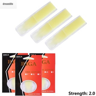 【DREAMLIFE】2.0 2.5 3-pack Resin Resin Reeds Strength 1.5 Tenor Sax Reed Brand New