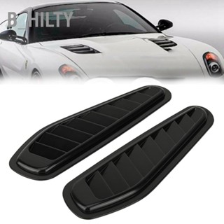 B_HILTY 2 pcs รถ Air Flow Intake ตกแต่ง Scoop Bonnet Vent Hood Cover Universal