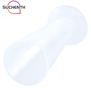 Suchenth ถ้วยตวง พลาสติก ทรงกลม หนา ทนต่อกรด และด่าง ความจุ 100 มล. 3 ชิ้น