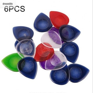 【DREAMLIFE】Plectrum Clear Durable Small Stubby Guitar Picks 2mm 6pcs High Quality On Sale