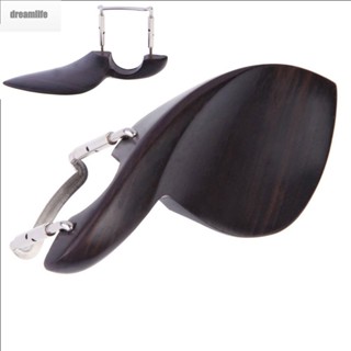 【DREAMLIFE】Chin Rest With Screw For 3/4 4/4 135*60*20mm Black Ebony Violin Parts Durable