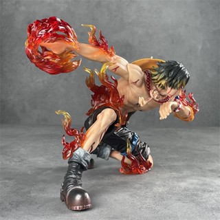 โมเดลฟิกเกอร์ Battle Damage Ace One Piece Resonance Series PT Yandi Fire Fist Ace สําหรับตกแต่ง