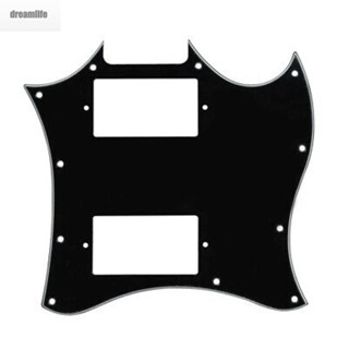 【DREAMLIFE】Full-Face Pickguard SG G-310 Scratch Plate for Epiphone SG Style Guitars - Black