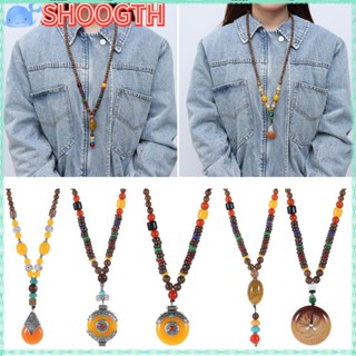 Shoogth สร้อยคอ เนปาลนําโชค เครื่องประดับ สําหรับงานเทศกาล ปาร์ตี้