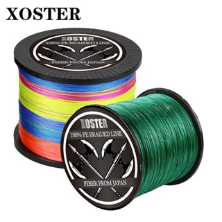 Xoster สายเอ็นตกปลา แบบถัก 4 เส้น 300 เมตร ทนทาน