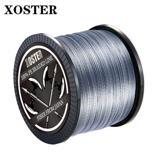 Xoster สายเอ็นตกปลา แบบถัก 8 เส้น 300 เมตร 500 องศา PE แข็งแรงมาก กันกัด อุปกรณ์เสริม สําหรับตกปลา 8 เส้น