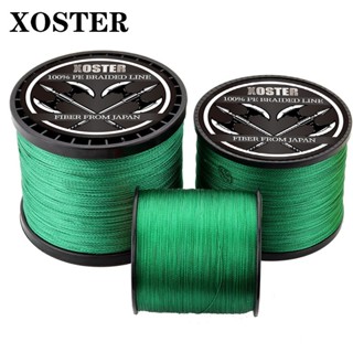 Xoster สายเอ็นตกปลา แบบถัก 4/8 เส้น 300 ม. 500 ม. 18-90 ปอนด์