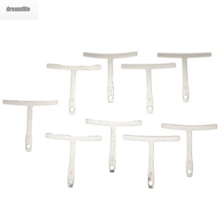 【DREAMLIFE】Understring Radius Gauge 9Pcs Guitar Neck Notched Straight Edge Builder Measure