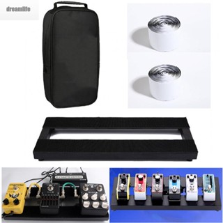 【DREAMLIFE】Effect Pedal Board Aluminum Alloy High Quality Foot Pad Prevent Sliding