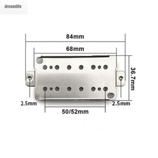 【DREAMLIFE】Base Plate 50mm/52mm Adjustable Pole Baseplate Copper Humbucker M2.5 Hole