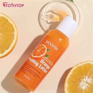 Mooyam 100ml Orange Peeling Lotion Peeling Oil Body Lotion Gentle Exfoliating Gel Remove Dead Skin Whitening Nourishing [TOP]