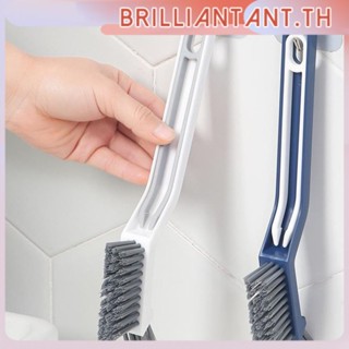 แปรงทำความสะอาดรูปตัววี 3 ใน 1 แปรงทำความสะอาดห้องน้ำ Gap Brush Small Clip Gap Brush Kitchen Multi-functional Floor Crack Brush bri