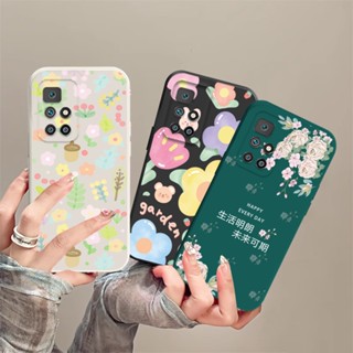 เคสซิลิโคนนิ่ม ลายดอกไม้ สําหรับ Redmi Note 12 12 Pro 11S 11 Pro Redmi 10C 10A 9C 9T Note 10 5G Note 10S Note 9s Poco X5 F4 F4 GT M3 Pro X3 Pro NFC