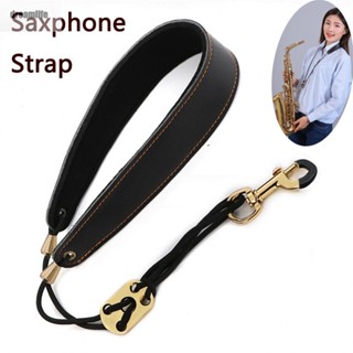 【DREAMLIFE】Saxophone Neck Strap Black Blue Brown Gift PU Leather Red Saxophone White