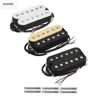 【DREAMLIFE】Guitar Pickup Humbucker Magnet: Alnico 5 Neck / Bridge Pickup Alnico 5