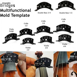 【DREAMLIFE】Full Size Violin Bridge Mold Template Fingerboard Tool for Cello Viola Bass