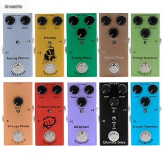 【DREAMLIFE】Electric Pedal Distortion Overdrive Parts Portable Tremolo Accessories