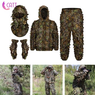 [Dadada1] Ghillie ชุดเสื้อแจ็กเก็ตมีฮู้ด ลายใบไม้ 3D น้ําหนักเบา สําหรับผู้ชาย เหมาะกับการถ่ายภาพเกม ตุรกี