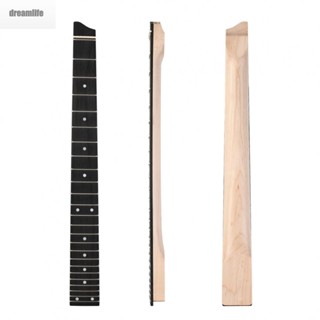 【DREAMLIFE】Guitar Neck Headless 2.7mm Fret Width Adjustable Truss Rod Canada Maple