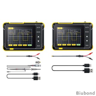 [Biubond] ออสซิลโลสโคปดิจิทัล แบบมือถือ ขนาดพกพา 200KHz 400V สําหรับตรวจจับอิเล็กทรอนิกส์ DIY