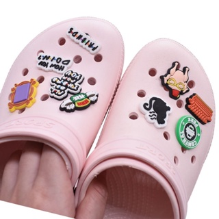 อุปกรณ์เสริม จี้รูปแมวน่ารัก สําหรับรองเท้า Crocs โซฟา กาแฟ เหมาะกับผู้ชาย และผู้หญิง