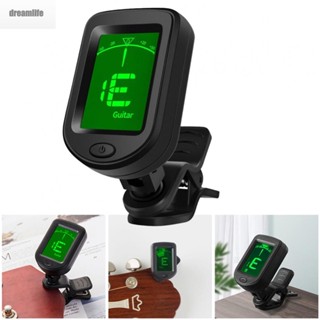 【DREAMLIFE】Guitar Tuner Accessories Bass Clip-On For Guitars Guitar Picks Ukulele