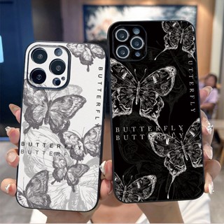 เคสโทรศัพท์มือถือหนังนิ่ม ลายการ์ตูนผีเสื้อน่ารัก แฟชั่นหรูหรา สําหรับ Redmi 12C 10 Note 12 Xiaomi 11 12 12T 13 Lite POCO M4 F3 F4 F5 X5 GT Pro Plus 5G NE | Zd C001