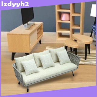 [Lzdyyh2] โมเดลโซฟาจิ๋ว 12TH สไตล์คลาสสิก สําหรับตกแต่งบ้านตุ๊กตา