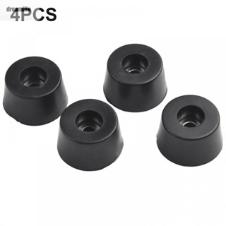 【DREAMLIFE】Durable Rubber Table Feet Set 4 Pcs 19mm Height 33mm Round Steel Washer