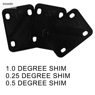 【DREAMLIFE】Neck Shims Replacement 0.25 0.5 1 Degree 3Pcs Electric Guitar Maintenance