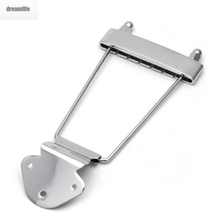 【DREAMLIFE】Guitar Tailpiece 6 String，For Jazz Guitar Bridge Accessories Guitar Parts Metal