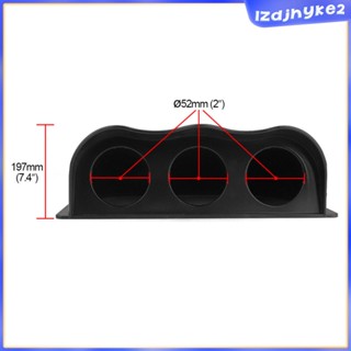[lzdjhyke2] เกจวัด 2 นิ้ว 52 มม. 3 รู 3 พอด 2 นิ้ว 52 มม. สําหรับมอเตอร์รถยนต์