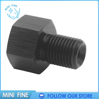 อะแดปเตอร์เกจวัดความดันน้ํามัน NPT Female To M10x1.0 Male Reducer ขนาด 1/8 นิ้ว สีดํา