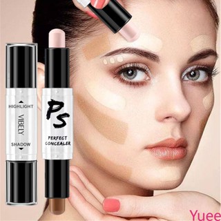 Vibely Double-head Repairer Stereo Shaping Natural Traceless Double-color Repairer High-gloss Brightening Cosmetics yuee