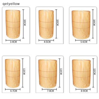 Qetyellow ถ้วยไม้ไผ่ธรรมชาติ ป้องกันเซลลูไลท์ สําหรับนวดฝังเข็ม 1 ชิ้น