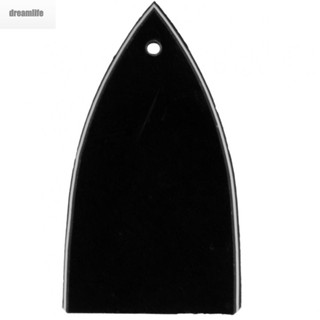 【DREAMLIFE】Truss Rod Cover 1 Screw Holes 1.72x0.98x0.07Inch 43.5x25x1.8MM Blank Plastic