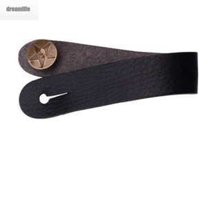 【DREAMLIFE】Guitar Strap Button Black Button Five-Point Star Genuine Guitar Durable