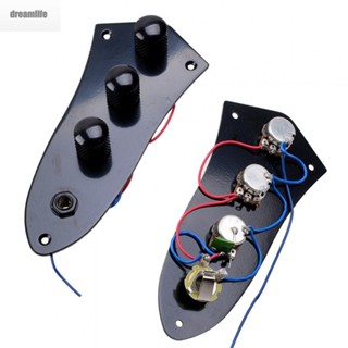 【DREAMLIFE】BASS Assembly For Jazz Bass JB Jazz Style With 3 Screws With Knobs Pots