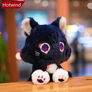 Hotwind ของเล่นตุ๊กตาการ์ตูนแมวดําน่ารัก ของขวัญวันเกิด คริสต์มาส สําหรับเด็ก C4V8