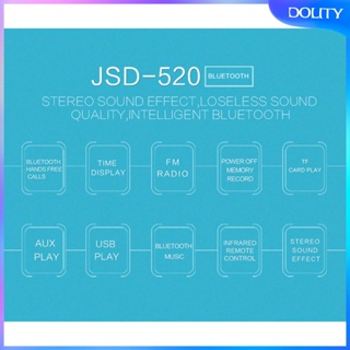 [dolity] เครื่องเล่น MP3 สเตอริโอ บลูทูธ วิทยุ FM 4 X 60W สําหรับรถยนต์