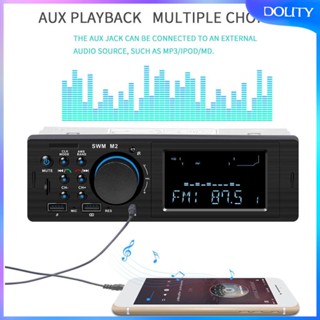 [dolity] เครื่องเล่น MP3 วิทยุ FM บลูทูธ แฮนด์ฟรี 87.5-108M 4CH สําหรับรถยนต์