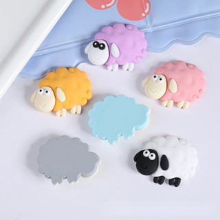 จี้รูปสัตว์น่ารัก แกะ Jibitz Croc Shaun The Sheep Croc Jibbits สีชมพู อุปกรณ์เสริม สําหรับตกแต่งรองเท้าผู้หญิง