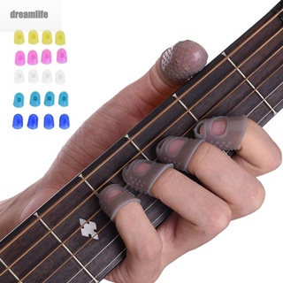 【DREAMLIFE】Guitar Fingerstalls Fingertip Gadget Props Protecting Set Finger Guards