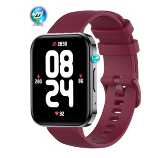 สายนาฬิกาข้อมือซิลิโคน สําหรับ realme DIZO Watch D plus realme Techlife DIZO Watch D Talk Smart Watch strap realme DIZO Watch D strap Sports wristband