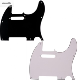 【DREAMLIFE】Guitar Pickguard 8 Hole 90g Black Electric Guitars Style Scratch Plate