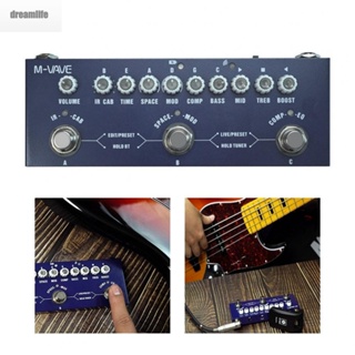 【DREAMLIFE】Multi Effect Pedal Multi Effects Pedal Parts Rechargeable W/Charging Cable