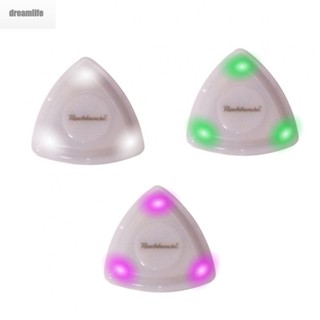 【DREAMLIFE】Non-slip Picks Shining Colored Light Guitar Guitar Accs LED Pick Top-quality