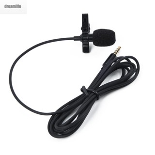 【DREAMLIFE】Hot 40Hz~16kHz Lapel for Mobile Phone Mini Mic Microphone PC Recording Mini Mic