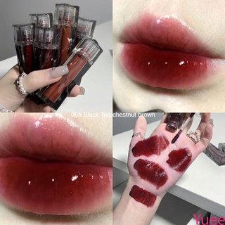 Shakino Moisturizing Mirror Lip Glaze Moisturizing Non-stick Cup ลิปสติก Nude Makeup Pseudo-su Yan Whitening Makeup Lip Glaze yuee